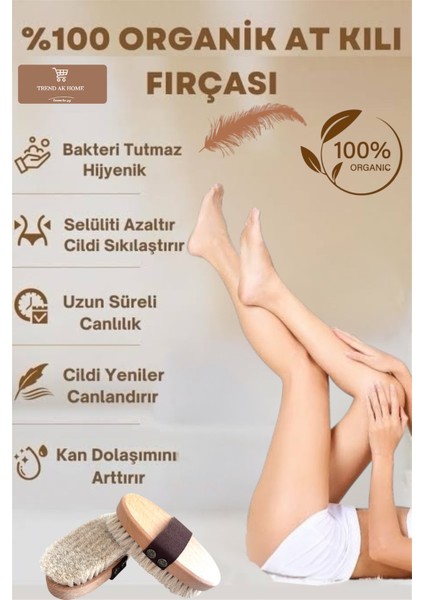 At Kılı Selülit Fırçası-Batık, Çatlak ve Selülit Kuru Fırçalama Peeling Fırçası