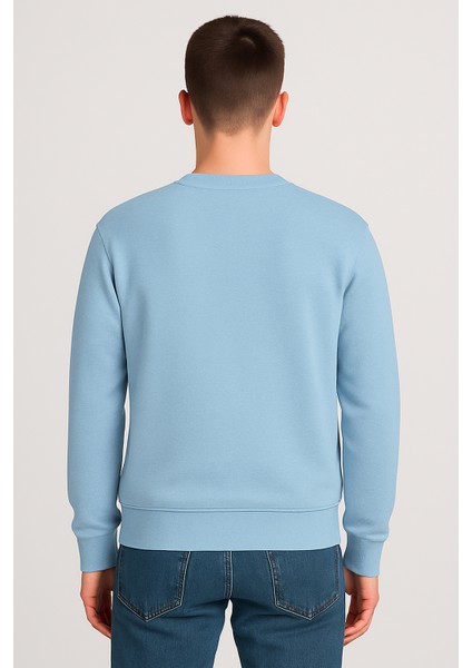 Kadın - Erkek Sweatshirt – Bisiklet Yaka Basic Uzun Kollu Rahat Fit fiyatları