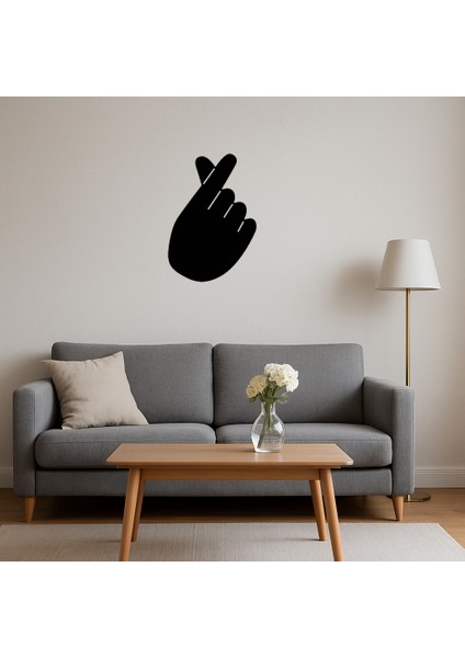Çapraz Parmaklar Temalı Dekoratif Tablo - KT1200-1860 fırsatları