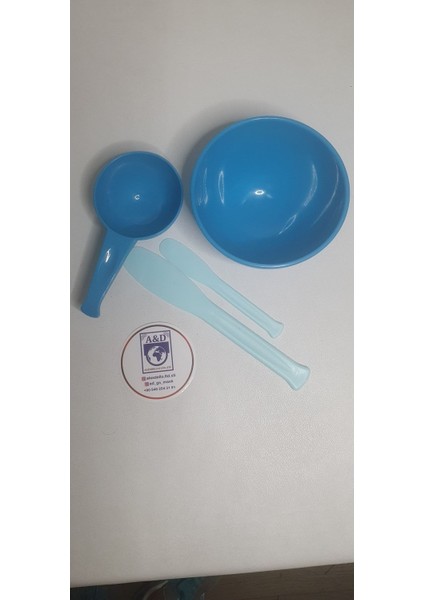 Mavi Maske 3lü Maske Seti/ Karıştırma Kabı+ Spatula+ Ölçek 100 ml fırsatları