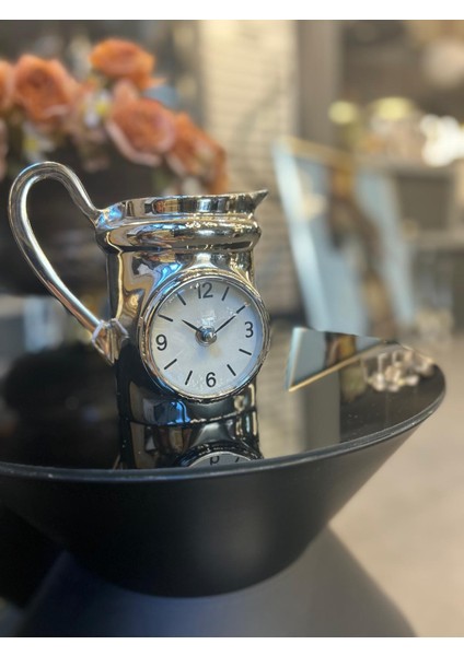 Masa Saati Evdema Vitale Metal Sürahi Saat 5*17*17 cm AK.IV0292