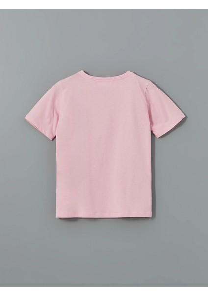 Lcw Dream Pembe Bisiklet Yaka Baskılı Kadın Pijama Takımı fırsatları