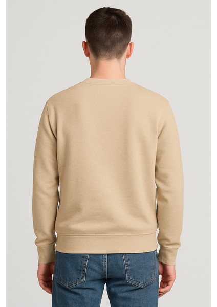 Kadın - Erkek Sweatshirt – Bisiklet Yaka Basic Uzun Kollu Rahat Fit fiyatları