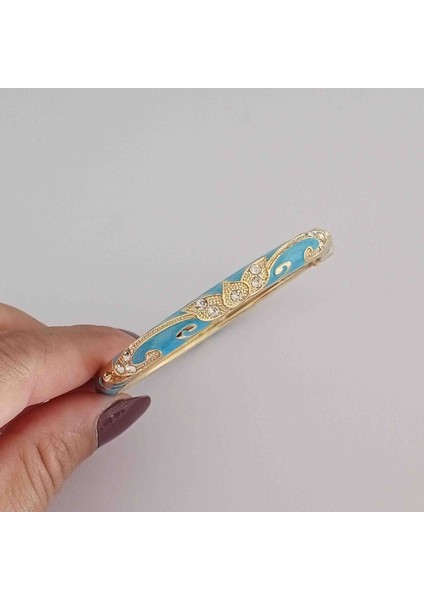 Pirinç Gold Zirkon Taşlı Mineli Kelepçe Bileklik fiyatları
