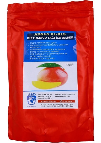 Gözenek Temizleyici, Sıkılışatırıcı ve Güzellik Maskesi - Hint Mango Yağı Maskesi - 350 Gr. fiyatları