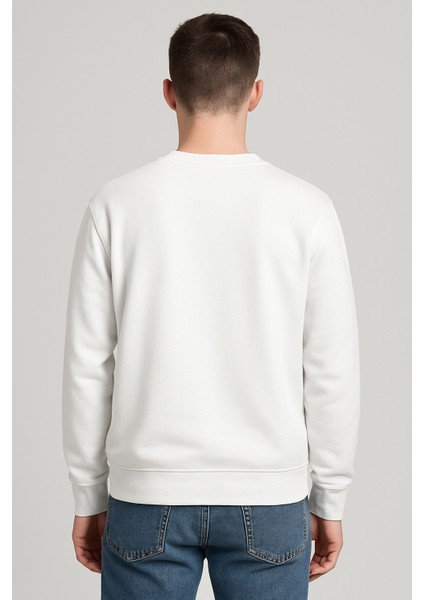 Kadın - Erkek Sweatshirt – Bisiklet Yaka Basic Uzun Kollu Rahat Fit fiyatları