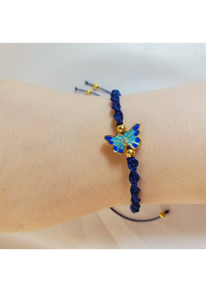 Kelebek Figürlü Örgü Makrome Bileklik, El Yapımı Ayarlanabilir Şık Hediyelik Kadın Bileklik, Kelebek Desenli Makrome Örgü Günlük Kombin Bileklik, Kelebek Bileklik, Makrome Bileklik indirimleri