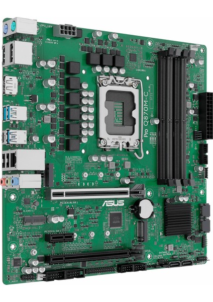 Pro Q870M-C-CSM Ddr5 (6400MHZ)OC M.2 Hdmı/dp/usb-C Pcıe 4.0 1851P Matx Anakart modelleri