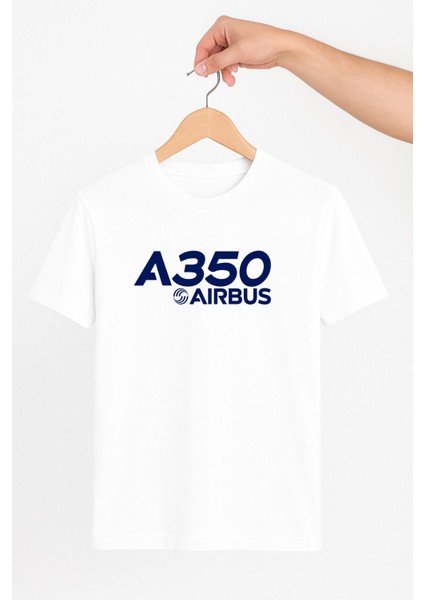 A350 Airbus Baskılı Tshirt Pilot - Havacı - Uçak Tutkunu Hediye