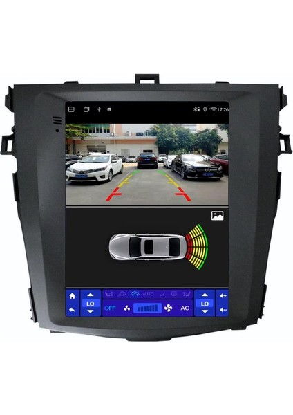 Toyota Corolla (Dijital Klimalı Araca Uyumlu) 2k Görüntü Kaliteli Tesla 9.7 Inch Multimedya Sistemi 4+64 Myway (2007-2013) modelleri