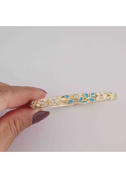 Pirinç Gold Zirkon Taşlı Mineli Kelepçe Bileklik modelleri