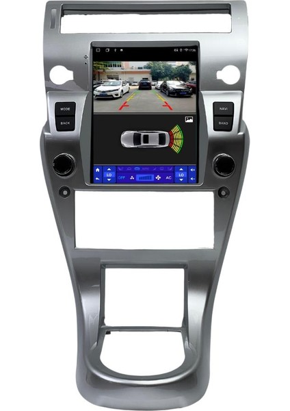 Citroen C4 (Gri Çerçeveli) 2k Görüntü Kaliteli Tesla 9.7 Inch Multimedya Sistemi 4+64 Myway (2005-2011) modelleri