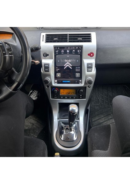 Citroen C4 (Gri Çerçeveli) 2k Görüntü Kaliteli Tesla 9.7 Inch Multimedya Sistemi 4+64 Myway (2005-2011) fırsatları