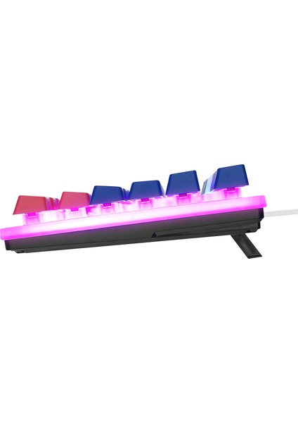 eMachines EAK216 Beyaz/Mavi/Kırmızı USB Rainbow Aydınlatmalı Q Standart TKL Klavye indirimleri