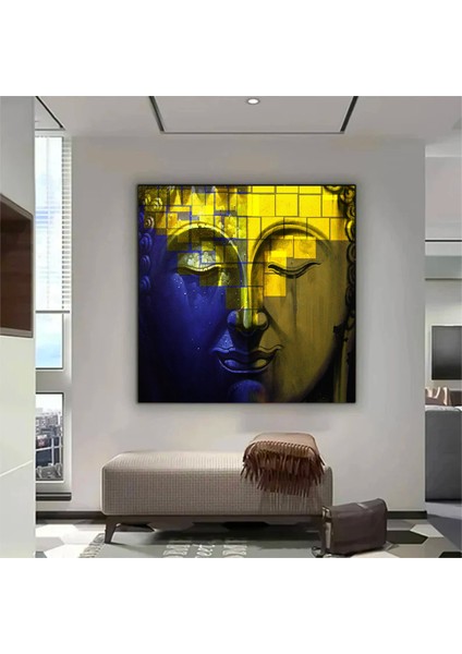 Buddha Tablosu, Asya Duvar Sanatı, Meditasyon Tablosu, Buda Posteri, Budist Baskı fiyatları