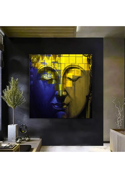 Buddha Tablosu, Asya Duvar Sanatı, Meditasyon Tablosu, Buda Posteri, Budist Baskı fırsatları