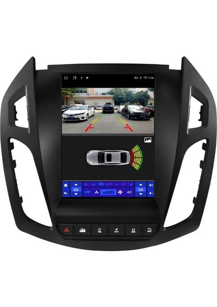 Ford Connect (Siyah Çerçeveli) 2k Görüntü Kaliteli Tesla 9.7 Inch Multimedya Sistemi 4+64 Myway (2013-2016) modelleri