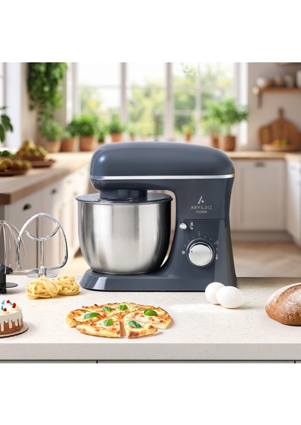 Power Chef Stand Mikser Antrasit