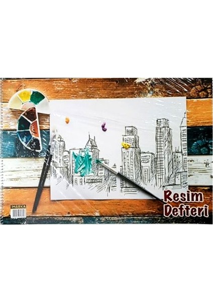 Resim Defteri Spiralli 35X50CM 15 Yaprak Karışık - 2 Adet