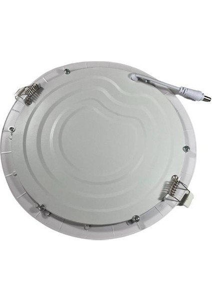 Sıvaaltı Beyaz (Gömme) LED Panel-Spot Lamba Işık GÜCÜ:18W Dış Çap:22 cm Delik Çap:20,5 cm LED Panel fırsatları