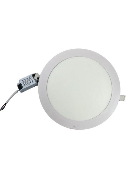 Sıvaaltı Beyaz (Gömme) LED Panel-Spot Lamba Işık GÜCÜ:18W Dış Çap:22 cm Delik Çap:20,5 cm LED Panel indirimleri