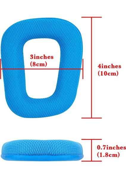 Logitech G35,G930,G933,G430,F450,G432,G33S Uyumlu Kulaklık Pedi Sünger Yastık Kulak Kılıfları Için Yedek Kulak Pedleri Earpad (Mesh Kumaş) fırsatları