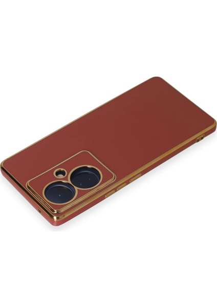 Vivo V29 Lite Kılıf Volet Silikon - Kırmızı Svlrs modelleri