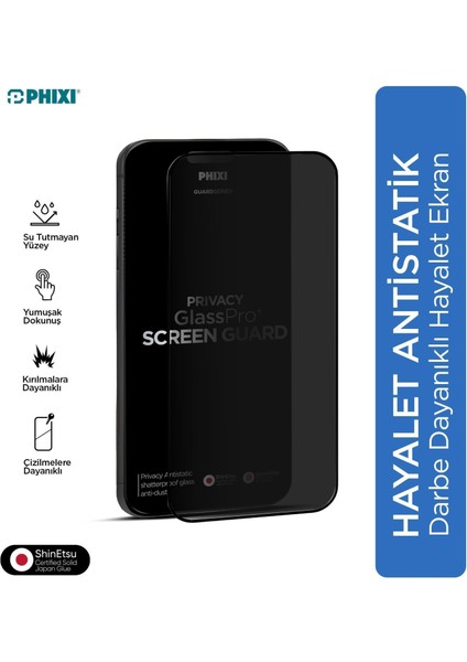 Premium Guard Hayalet Cam Ekran Koruyucu – Samsung S24 Fe Uyumlu | Antistatik, Su Tutmaz, Tam Kaplama