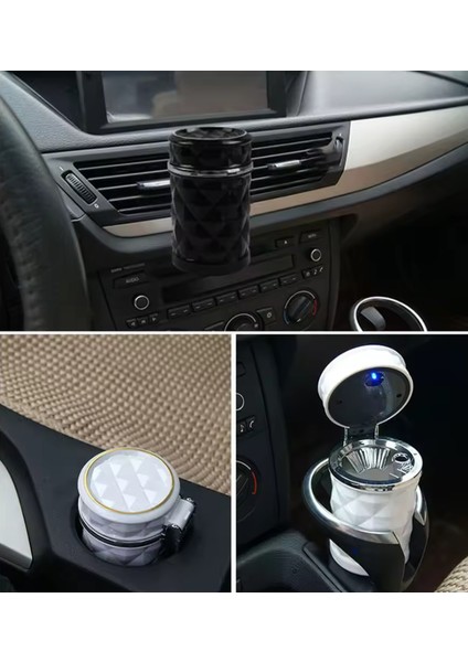 Oto Küllük Işıklı Kapaklı Beyaz Renk Havalandırmaya Takılan Aparatlarıyla Birlikte fırsatları