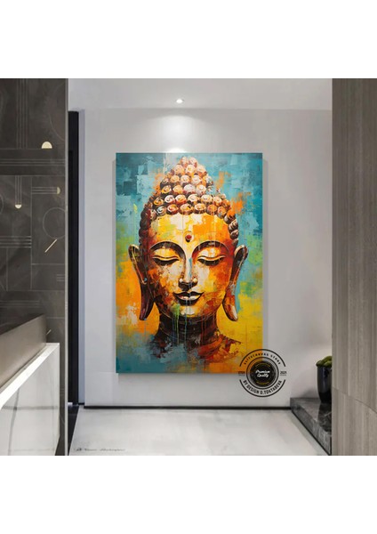 Buddha Kanvas Tablo, Yoga Temalı Dekor, Meditasyon Tablosu, Lotuslu Duvar Dekoru fiyatları