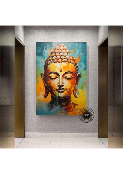 Buddha Kanvas Tablo, Yoga Temalı Dekor, Meditasyon Tablosu, Lotuslu Duvar Dekoru modelleri