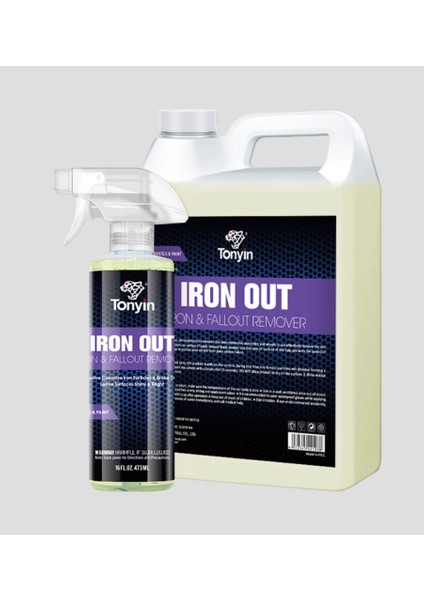Iron Out Demir Tozu Sökücü – Güçlü Jant ve Yüzey Temizliği 4litre