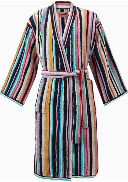 Mıssonı Home Chandler Bornoz, Pamuklu, Yumuşak, Spa Kullanımına Uygun