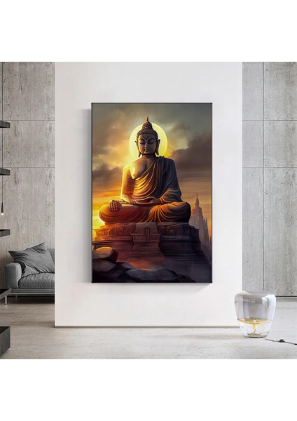 Buddha Kanvas Tablosu; Asya Duvar Sanatı; Meditasyon Kanvası; Budist Baskı; Meditasyon Duvar Sanatı; modelleri