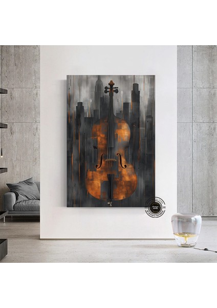 Keman Soyut Duvar Sanatı Kanvas; Keman Duvar Sanatı; Soyut Duvar Sanatı; Keman Sanatı; Müzik Tablosu fırsatları