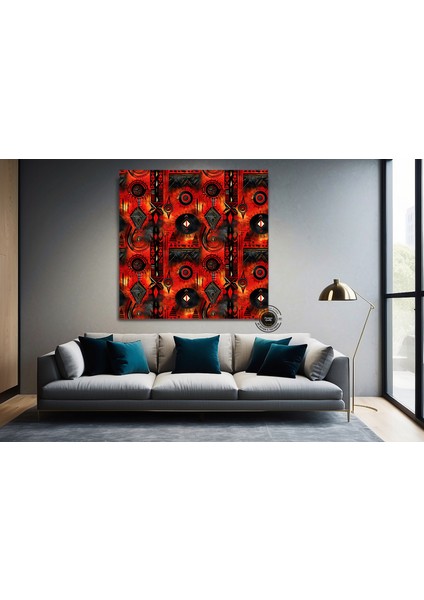 Afrikalı Kültür Duvar Sanatı, Soyut Afrika Duvar Sembolleri, Etnik Hediye Kanvası fırsatları