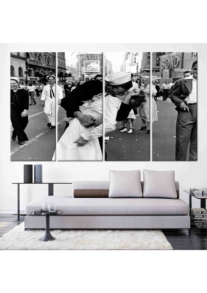 Times Square’de Zafer Günü Öpücüğü Kanvası, Ünlü Çift Öpüşme Posteri fırsatları