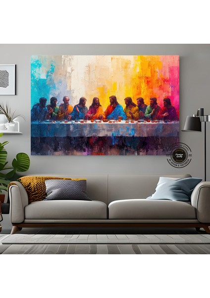 Son Akşam Yemeği Kanvas; Dini Duvar Dekoru; Isa Mural Tablo; Ekstra Büyük indirimleri