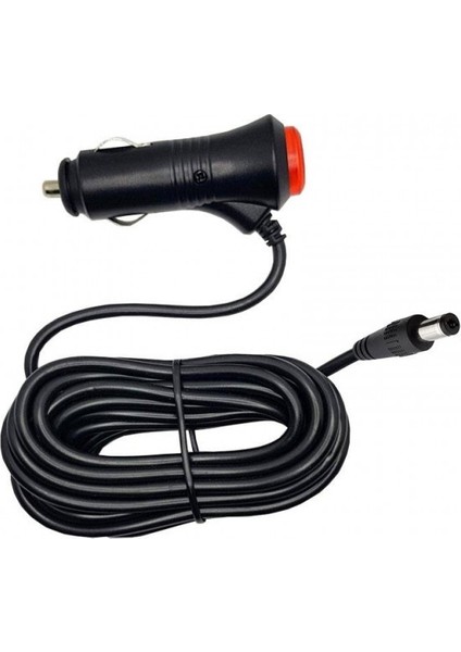 12/24V 5A Araç Şarj Adaptörü Gps Süpürge Için 5.5mm 2.5 mm Jak Uçlu Adaptör