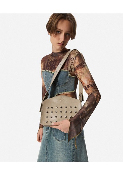 Trok Baskılı Deri Görünümlü Çanta TW6250052024023 fiyatları