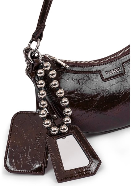 Deri Görünümlü Karma Aksesuarlı Çanta TW6250052027035 indirimleri