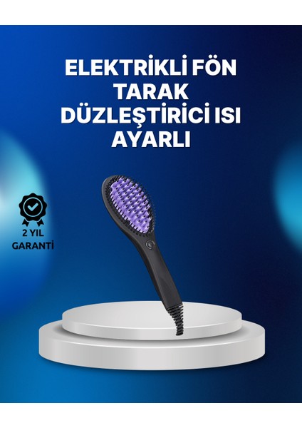 Hızlı Isınan 365 Derece Sabit Isılı Seramik Düzleştirici Tarak Isıya Dayanıklı