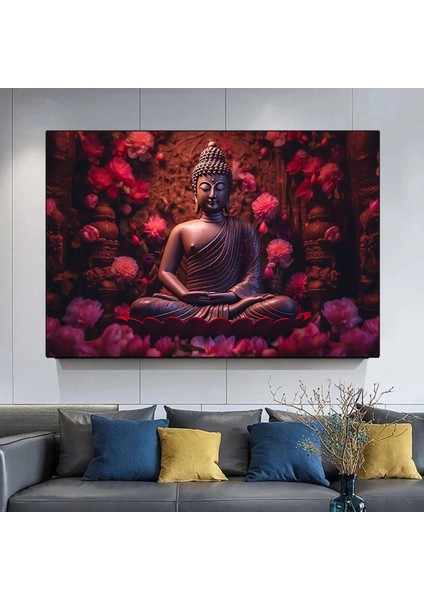 Buda Kanvası, Asya Temalı Duvar Tablosu, Meditasyon Buda Posteri modelleri