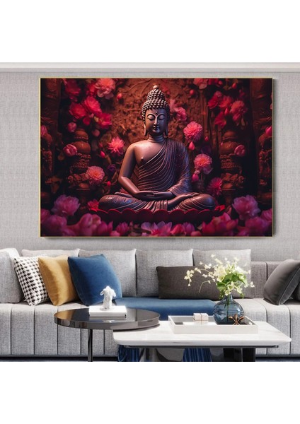Buda Kanvası, Asya Temalı Duvar Tablosu, Meditasyon Buda Posteri fırsatları