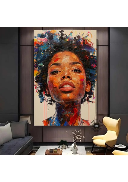 Afrika Kadın Portresi, Afrika Amerikan Kültürü, Afrika Kabilesi Duvar Sanatı fırsatları