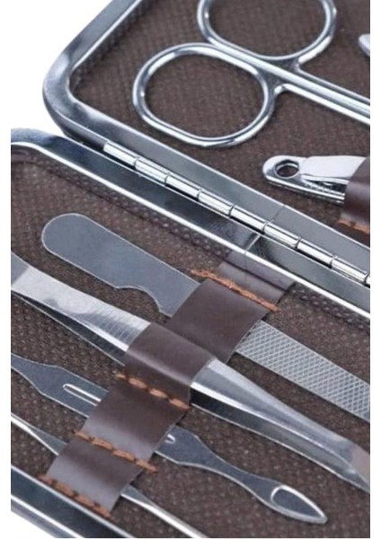 Çantalı 7 Parça Manikür Pedikür Seti Tırnak Makası Cımbız Törpü fırsatları