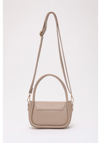 Vizon SHK198 Suni Deri ,tek Bölmeli, Çıtçıtlı Ayarlanabilir Askılı El, Kol ve Omuz Çantası fırsatları