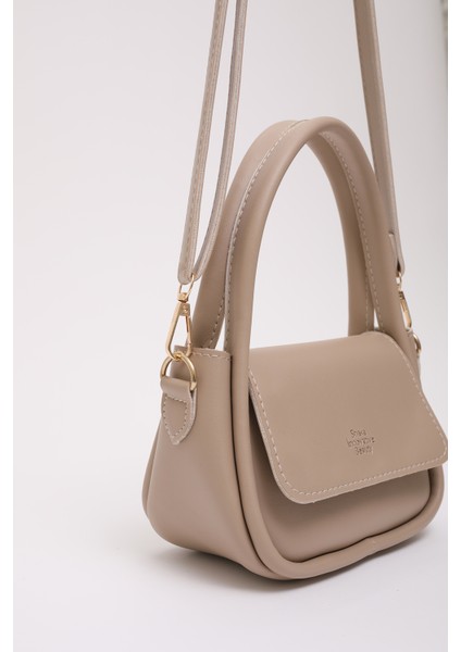 Vizon SHK198 Suni Deri ,tek Bölmeli, Çıtçıtlı Ayarlanabilir Askılı El, Kol ve Omuz Çantası indirimleri