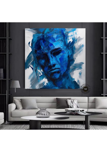 Soyut Portre Kanvas Sanatı, Lüks Duvar Dekoru, Soyut Insan Yüzü Sanatı