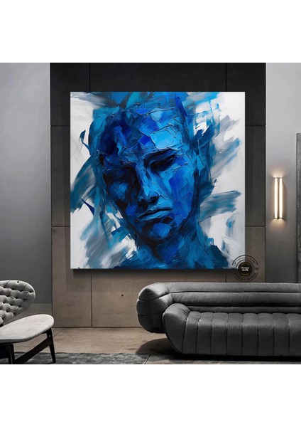Soyut Portre Kanvas Sanatı, Lüks Duvar Dekoru, Soyut Insan Yüzü Sanatı modelleri